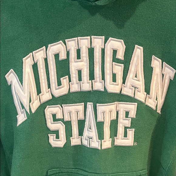 Green Michigan State Hoodie - Picture 2 of 10